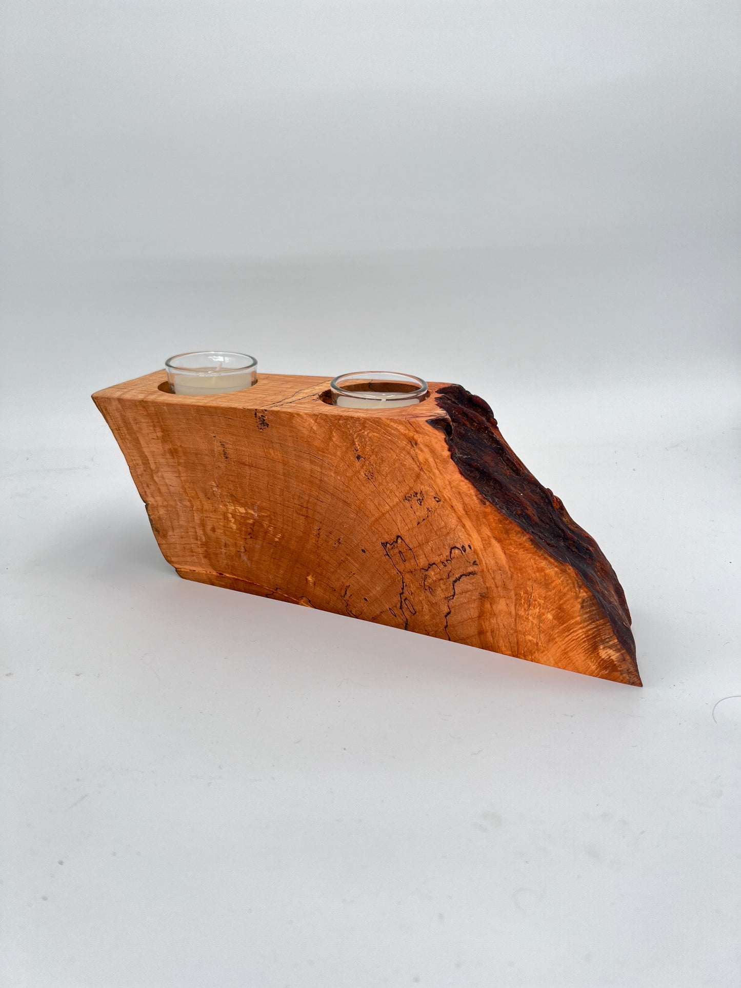 Hardwood Votive Candle Holder