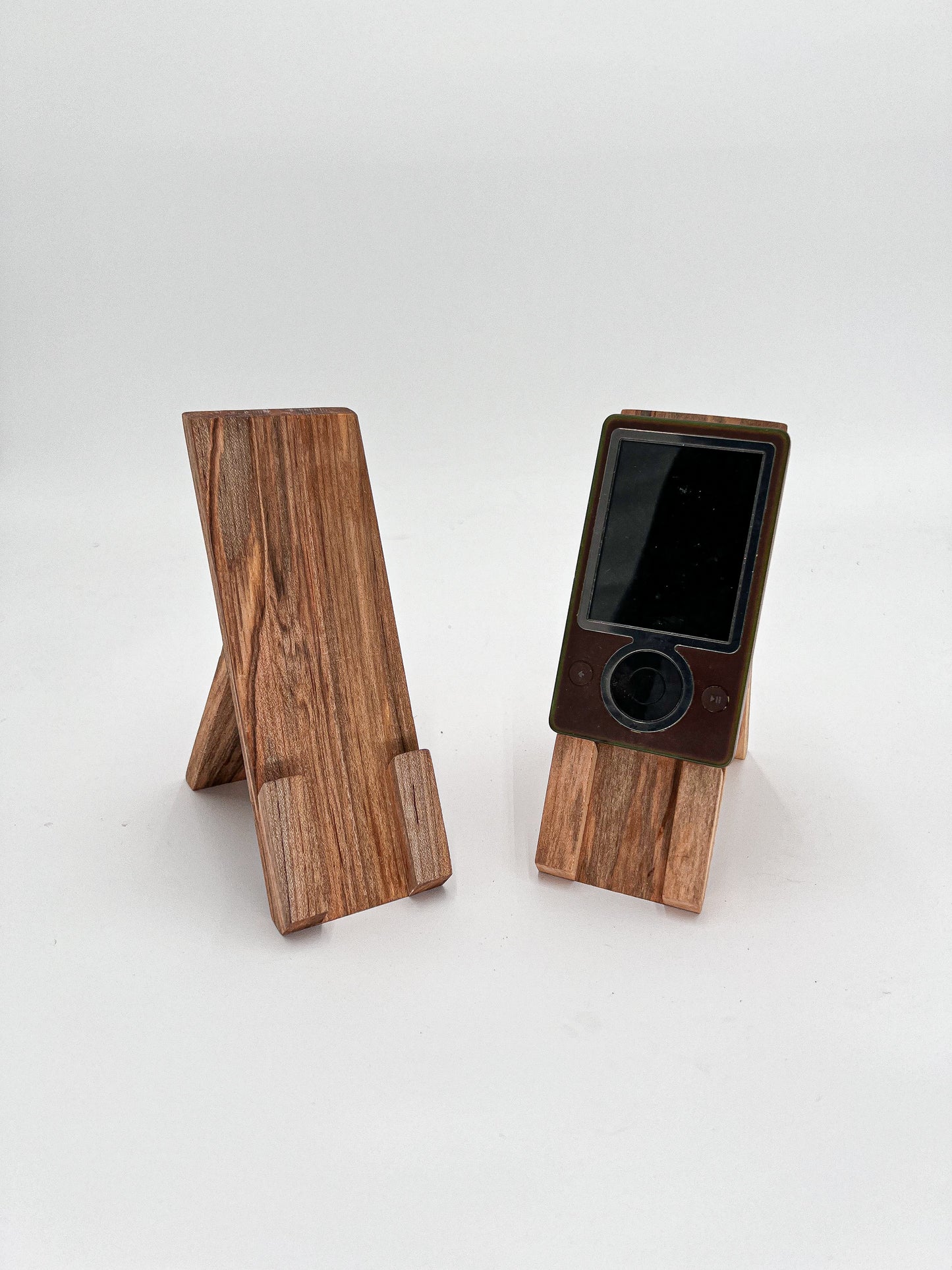 Modern Wood Cell Phone Holder