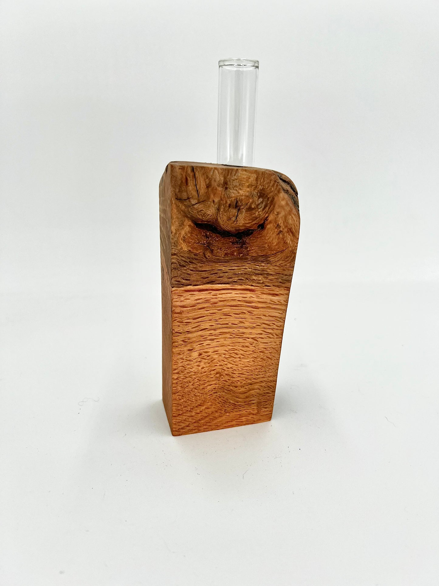 Modern Live Edge Bud Vase