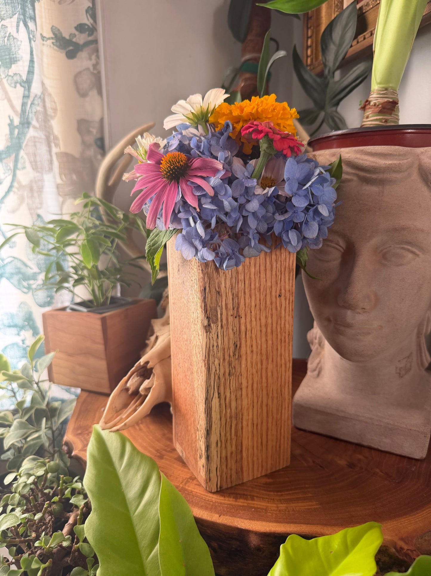 Red Oak Everyday Wood Vase
