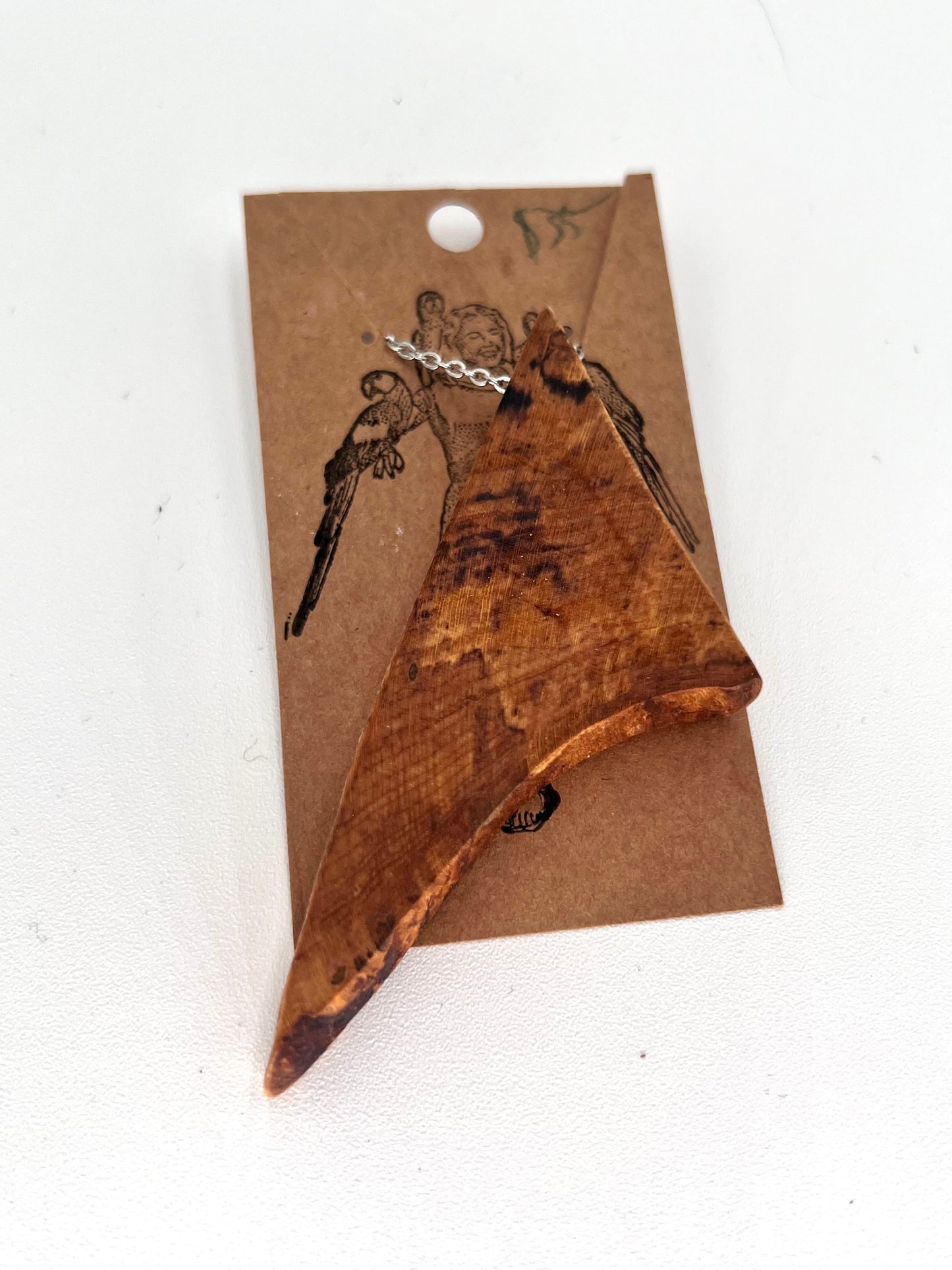 Wood Pendant Necklace