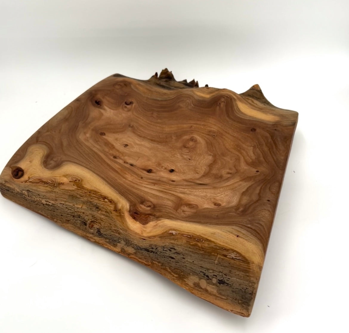 Siberian Elm Live Edge Centerpiece Bowl