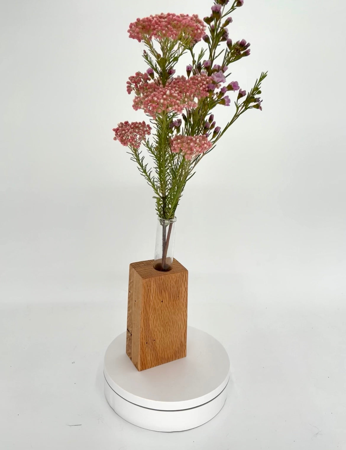 Modern Hardwood Bud Vase