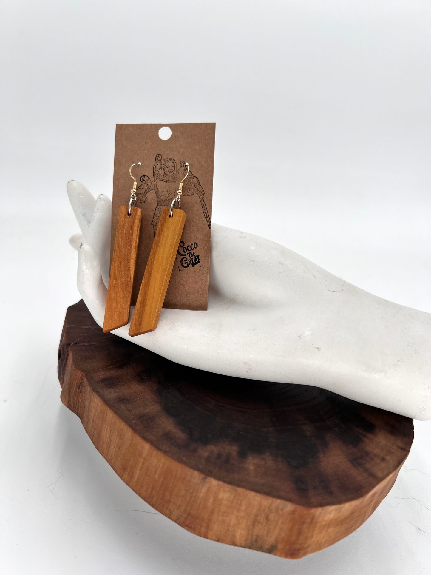 Everyday Hardwood Drop Earrings