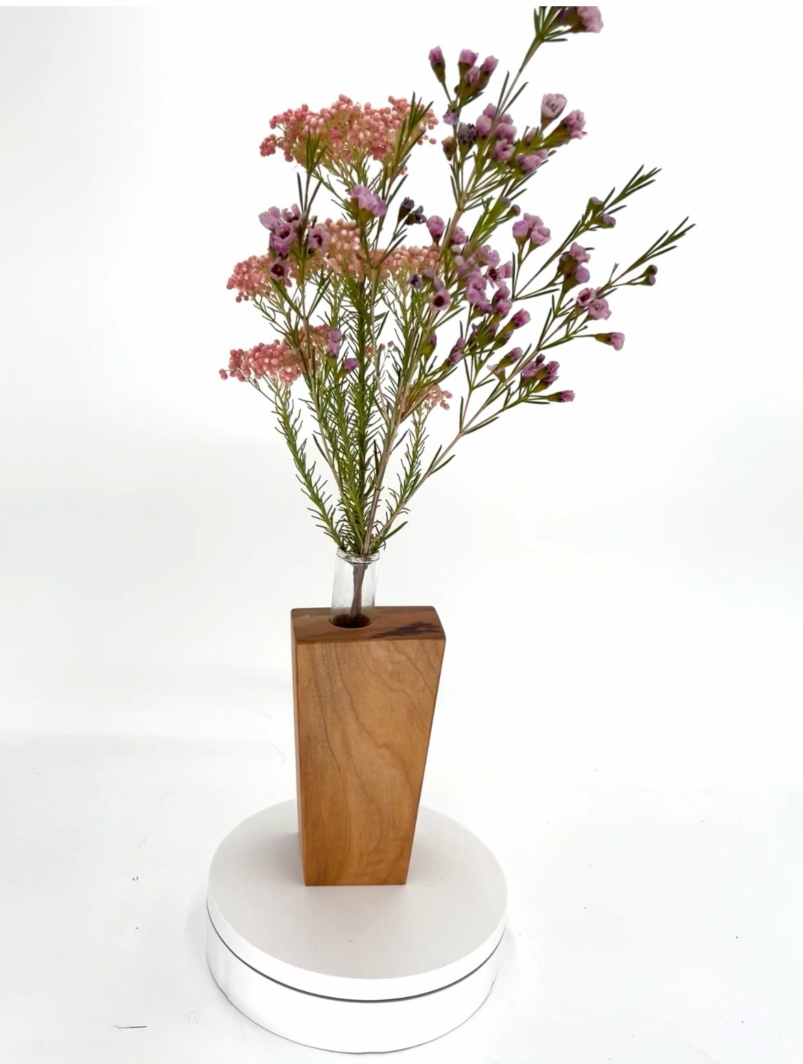 Modern Hardwood Everyday Bud Vase