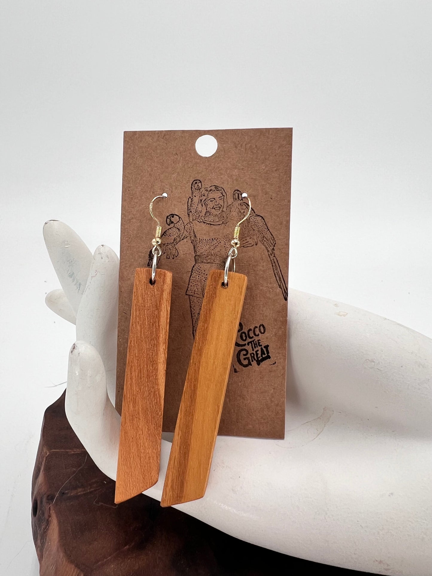 Everyday Hardwood Drop Earrings