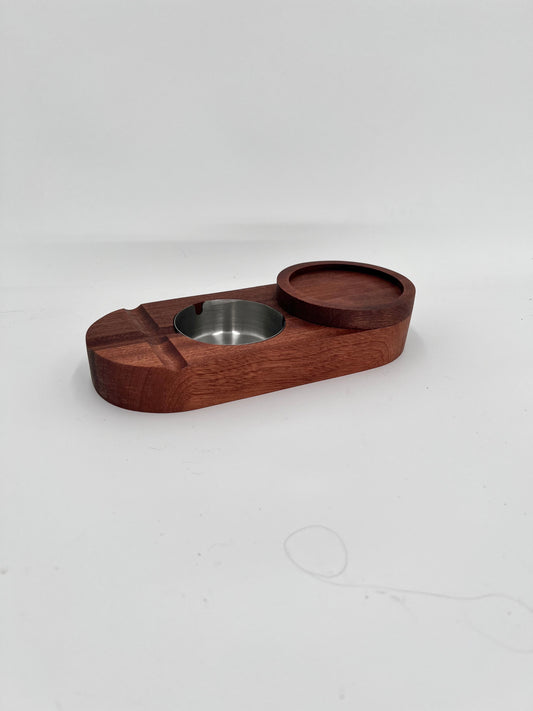 Hardwood Cigar and Drink Holder