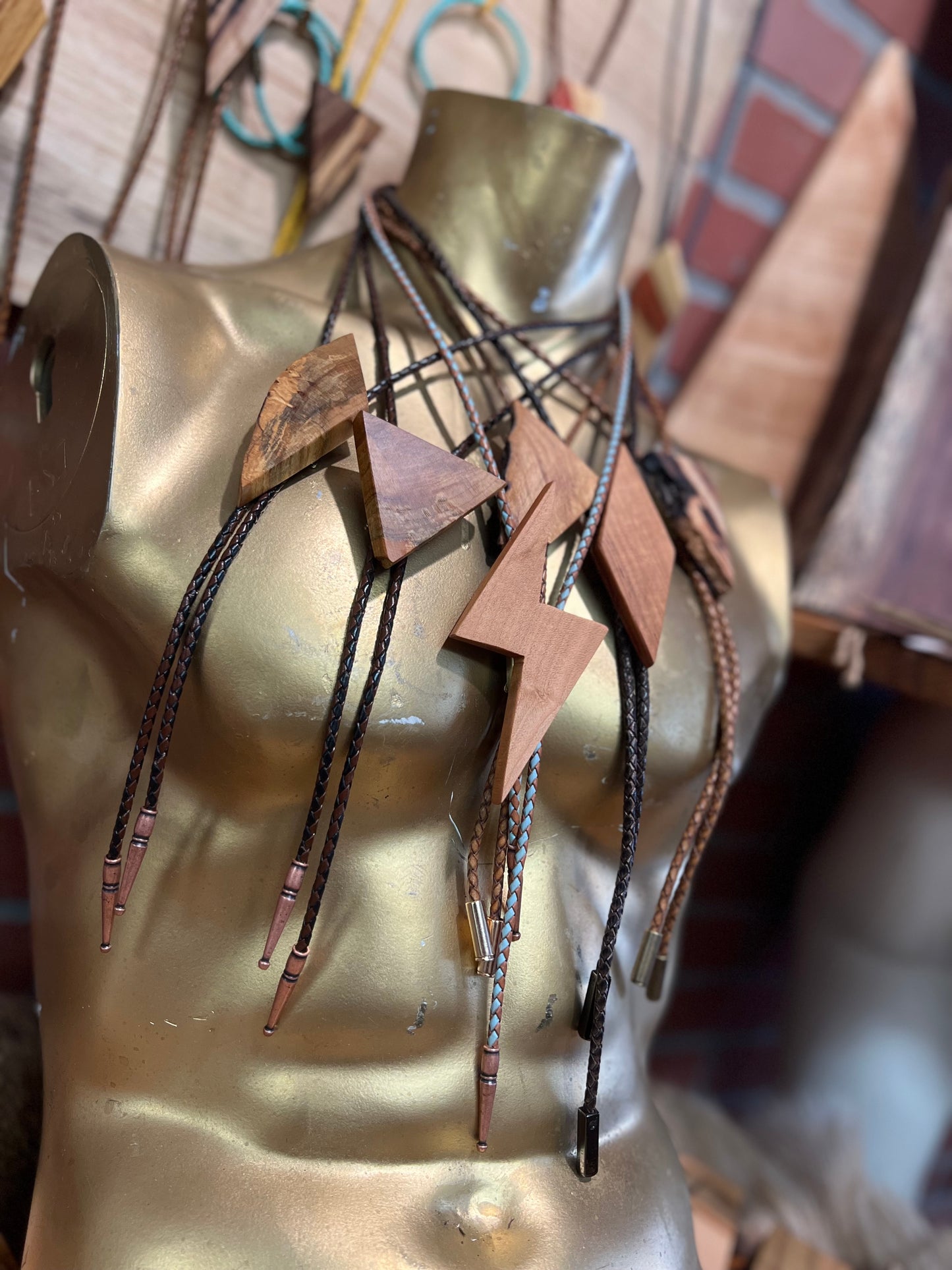 Lightning Bolo Tie