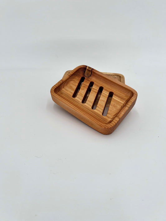 Red Cedar Wood Soap Dish