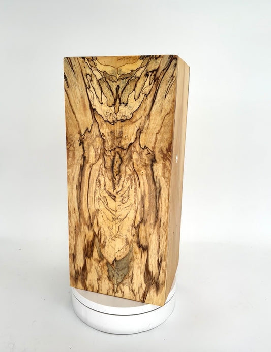 The Spalted Owl Pillar Vase