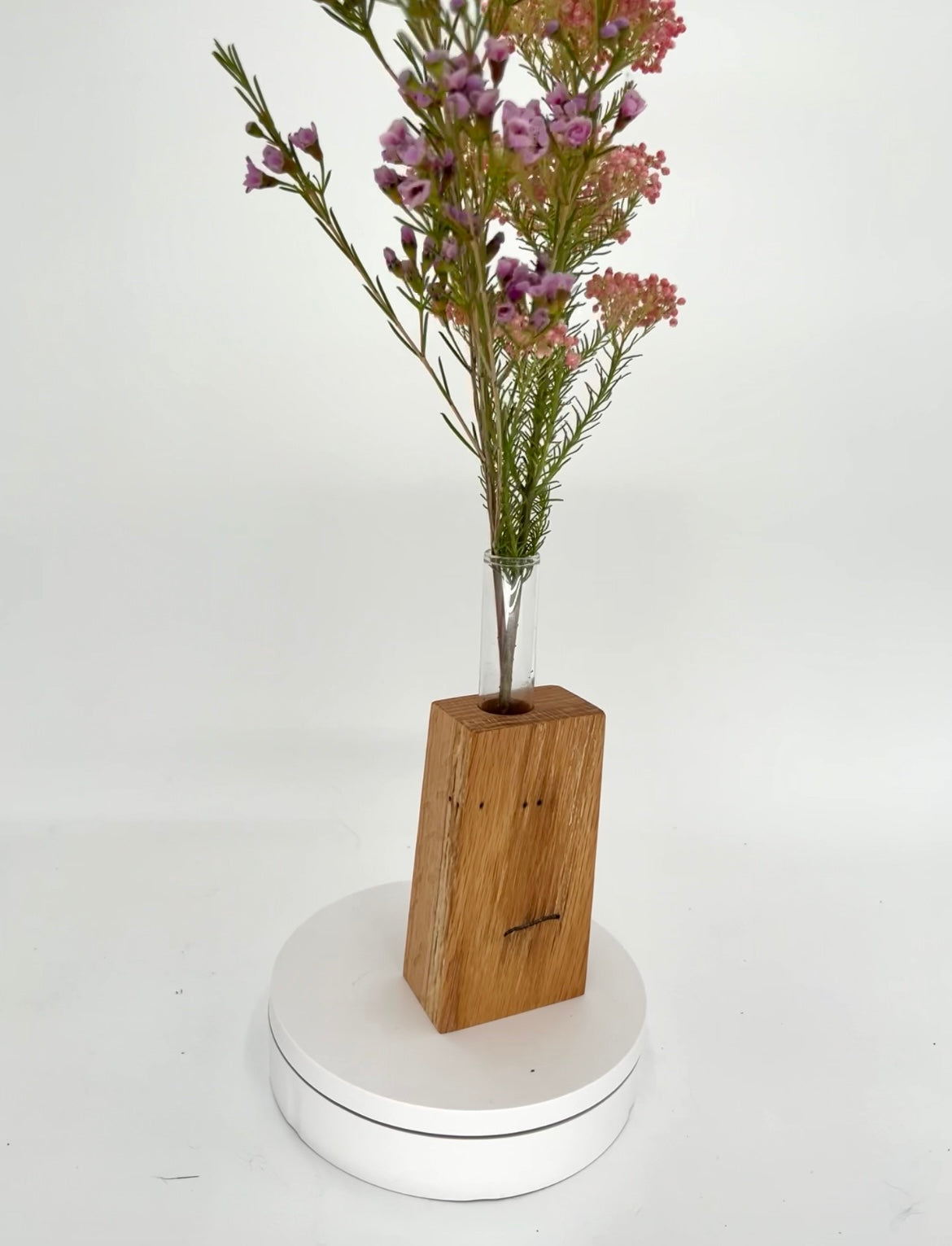 Modern Hardwood Bud Vase