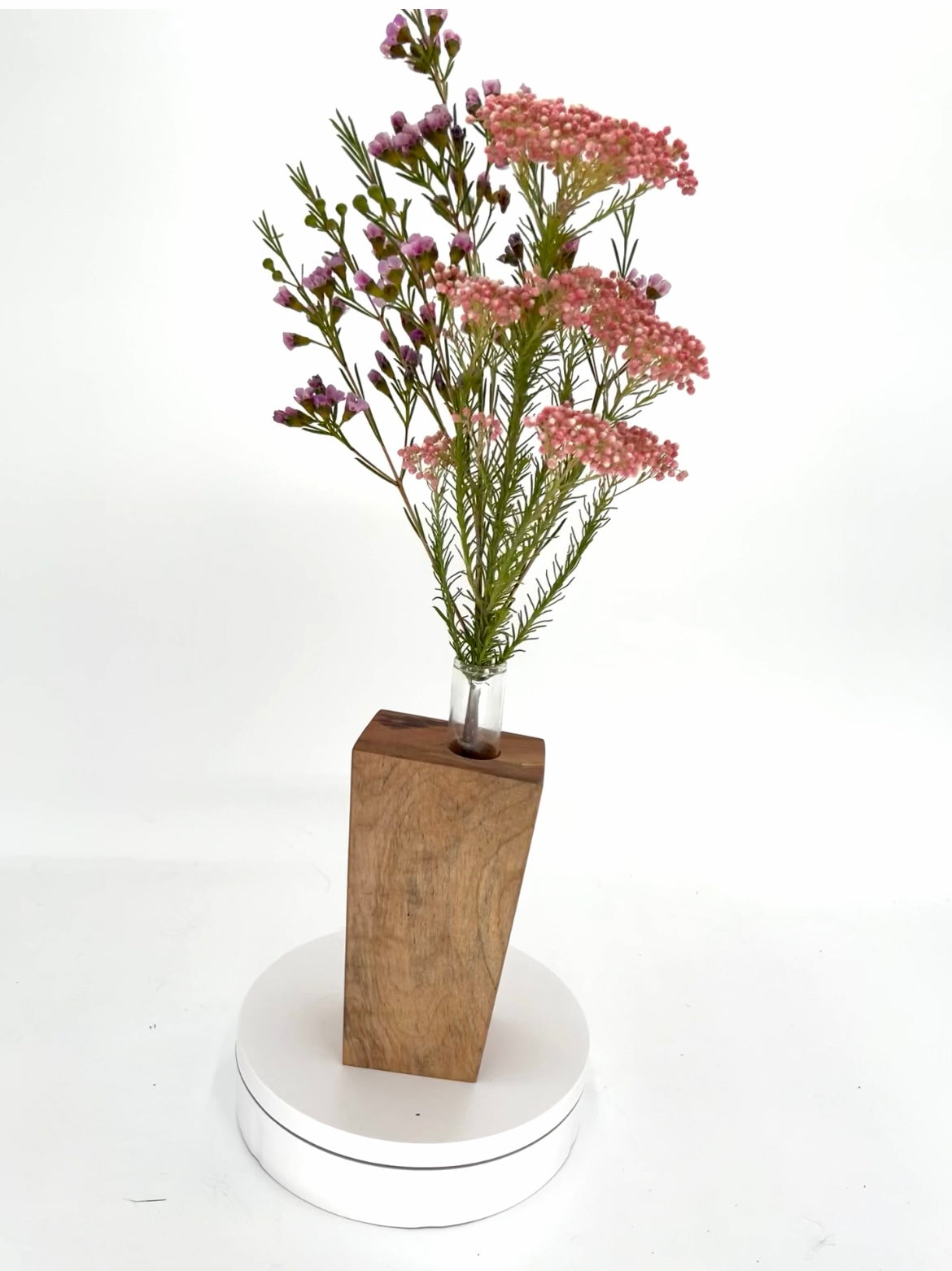 Modern Hardwood Everyday Bud Vase