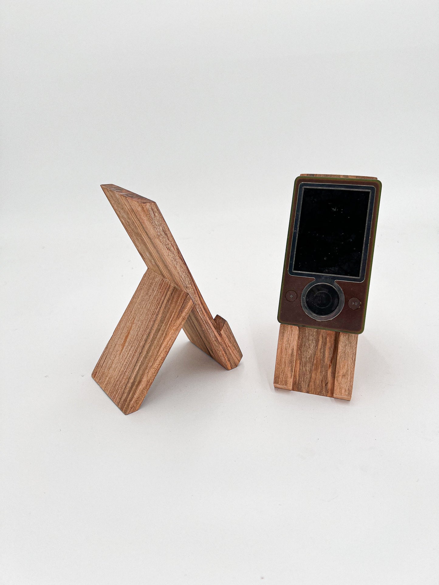 Modern Wood Cell Phone Holder