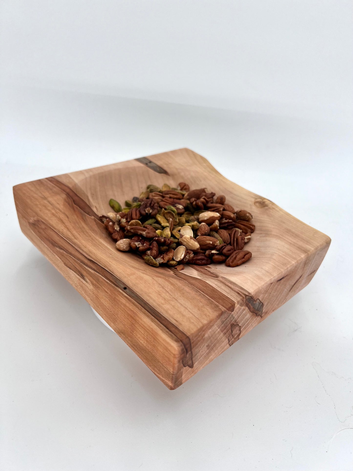 Hardwood Live Edge Snack Bowl