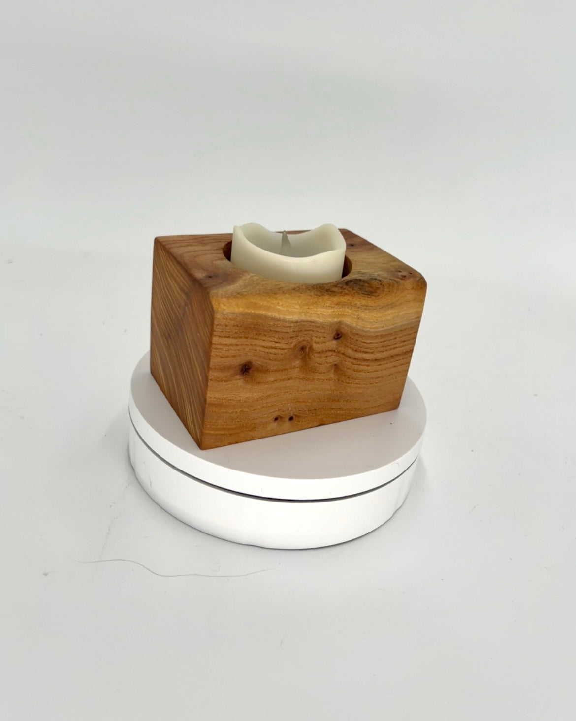 Siberian Elm Votive Candle Holder