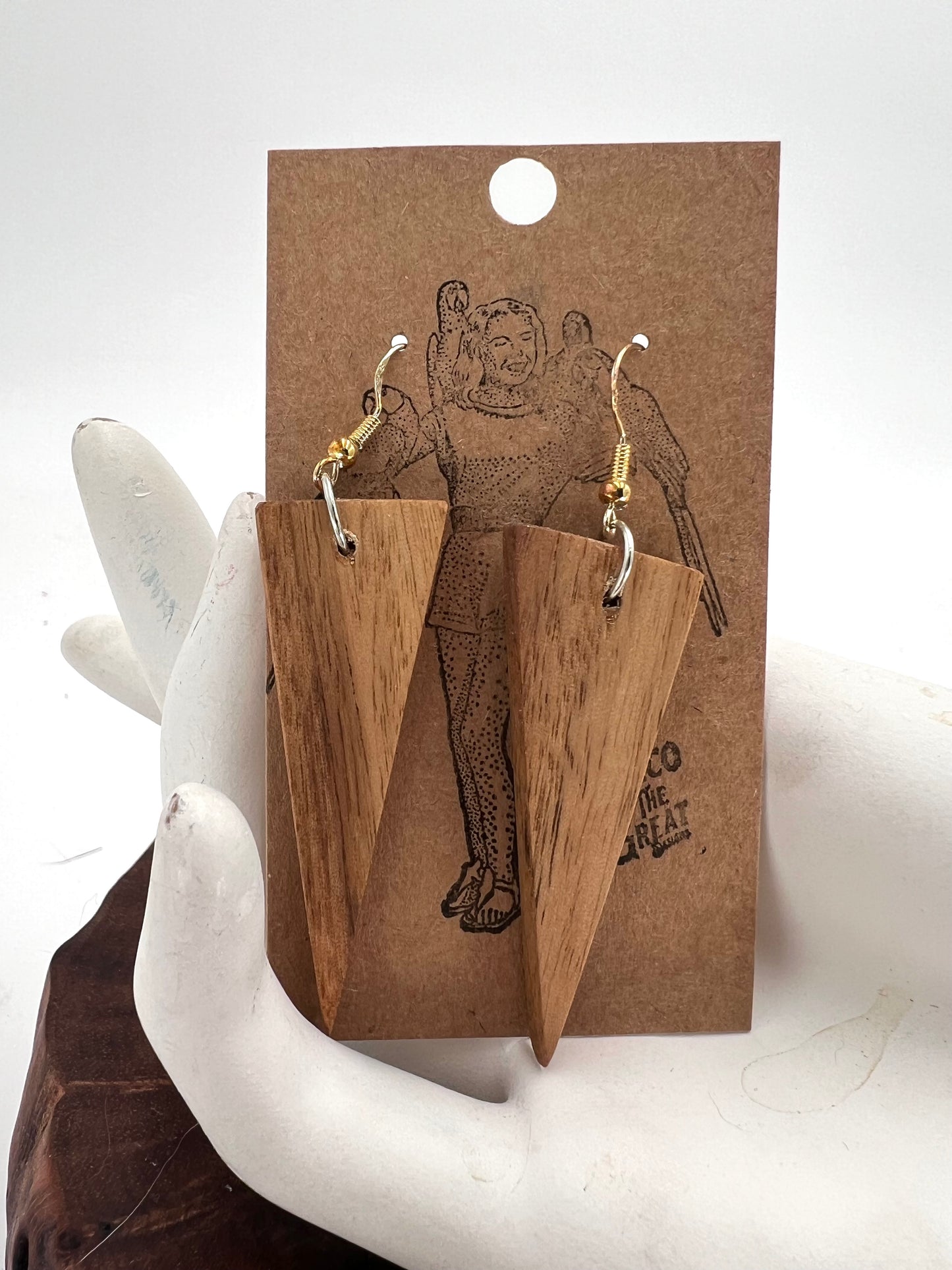 Hardwood Mountain Point Earrings