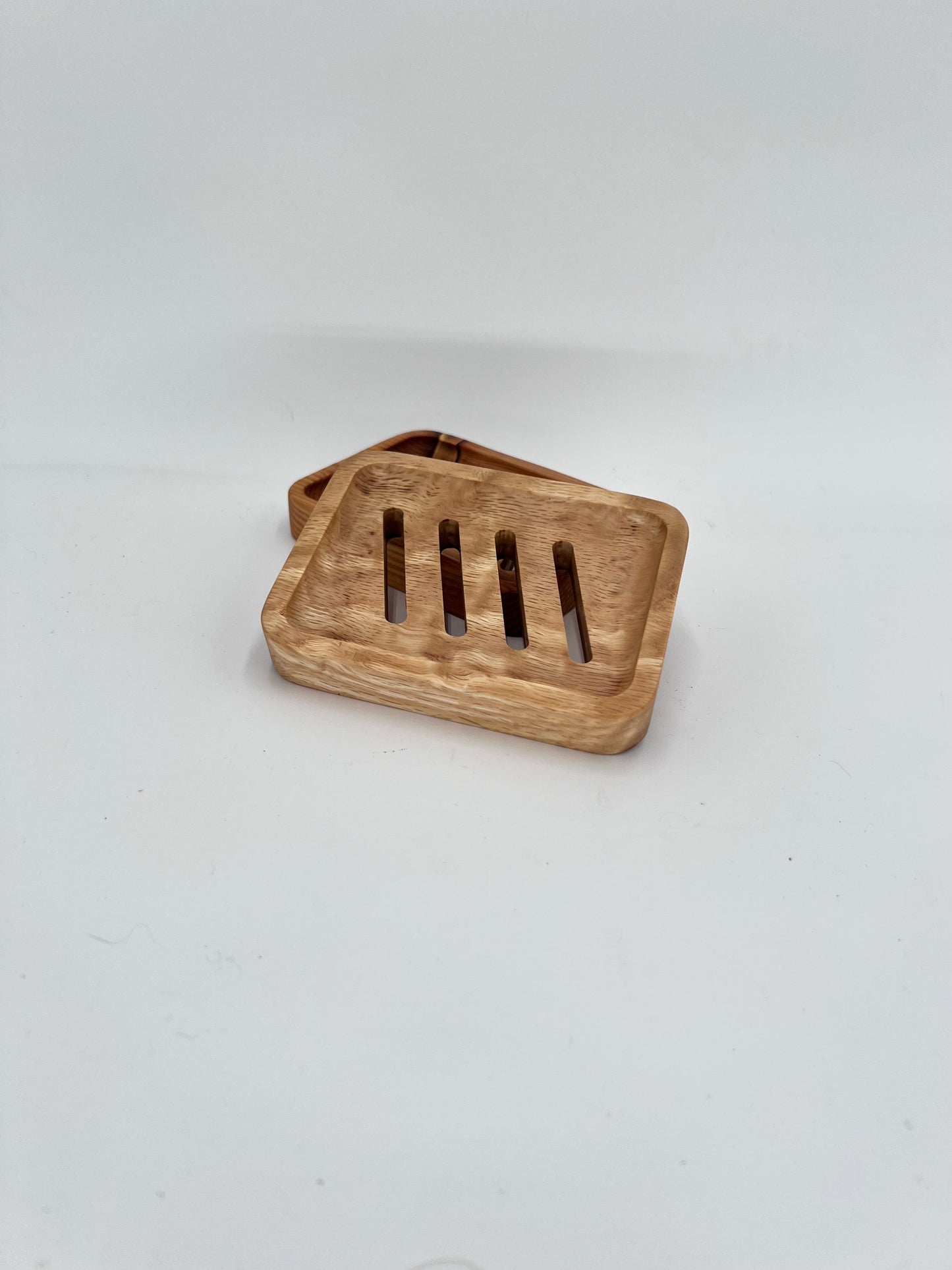 White Oak Wood Soap Dish