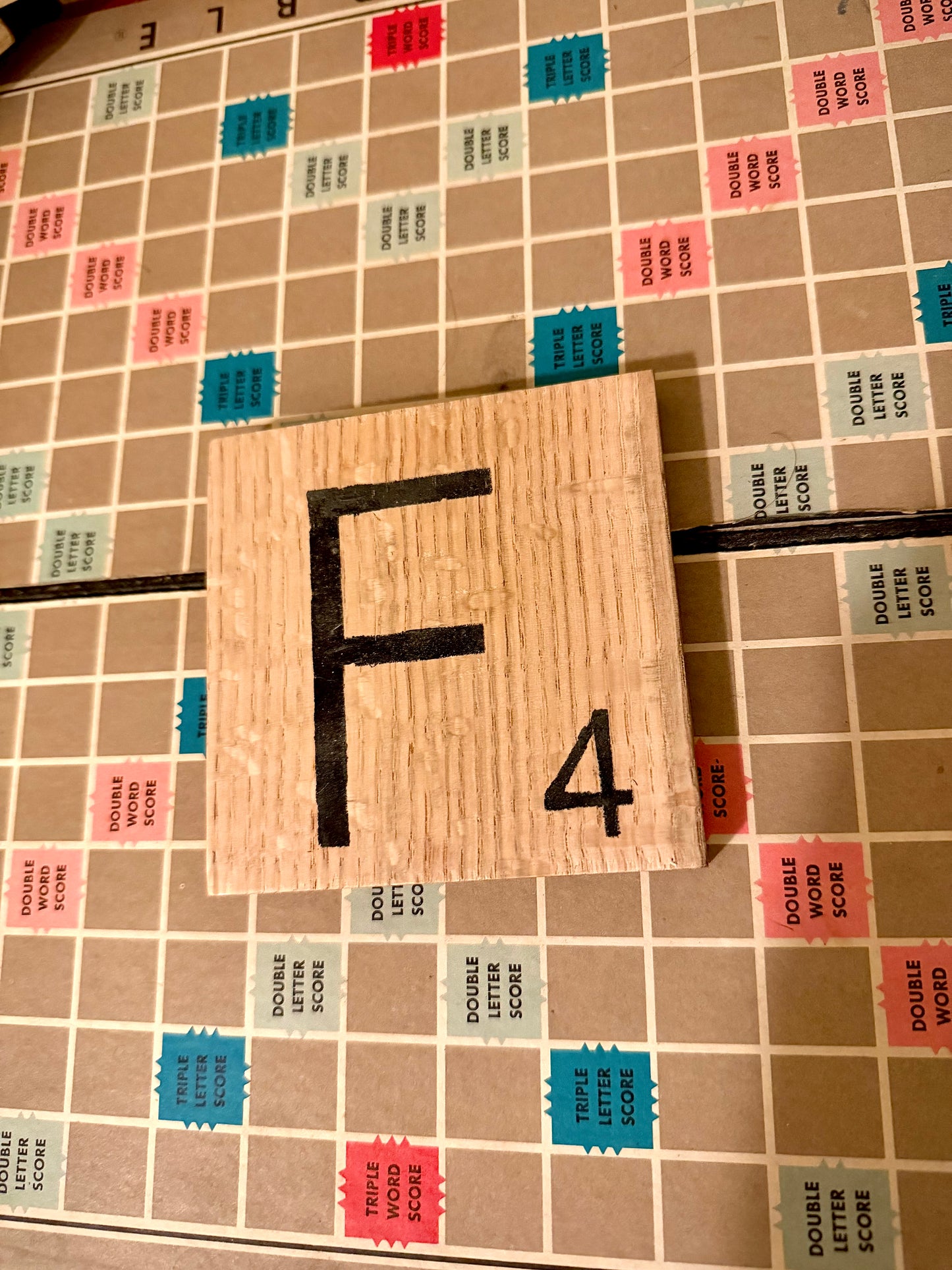 Scrabble Letter Coaster