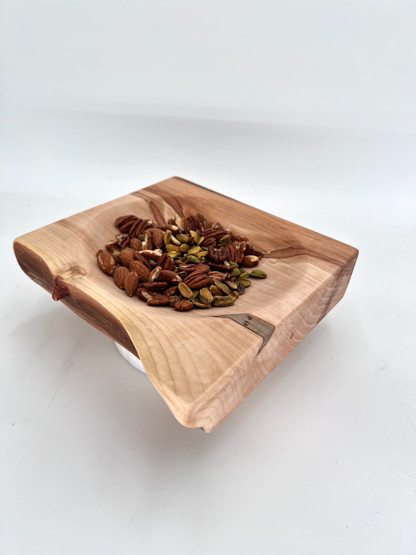 Hardwood Live Edge Snack Bowl